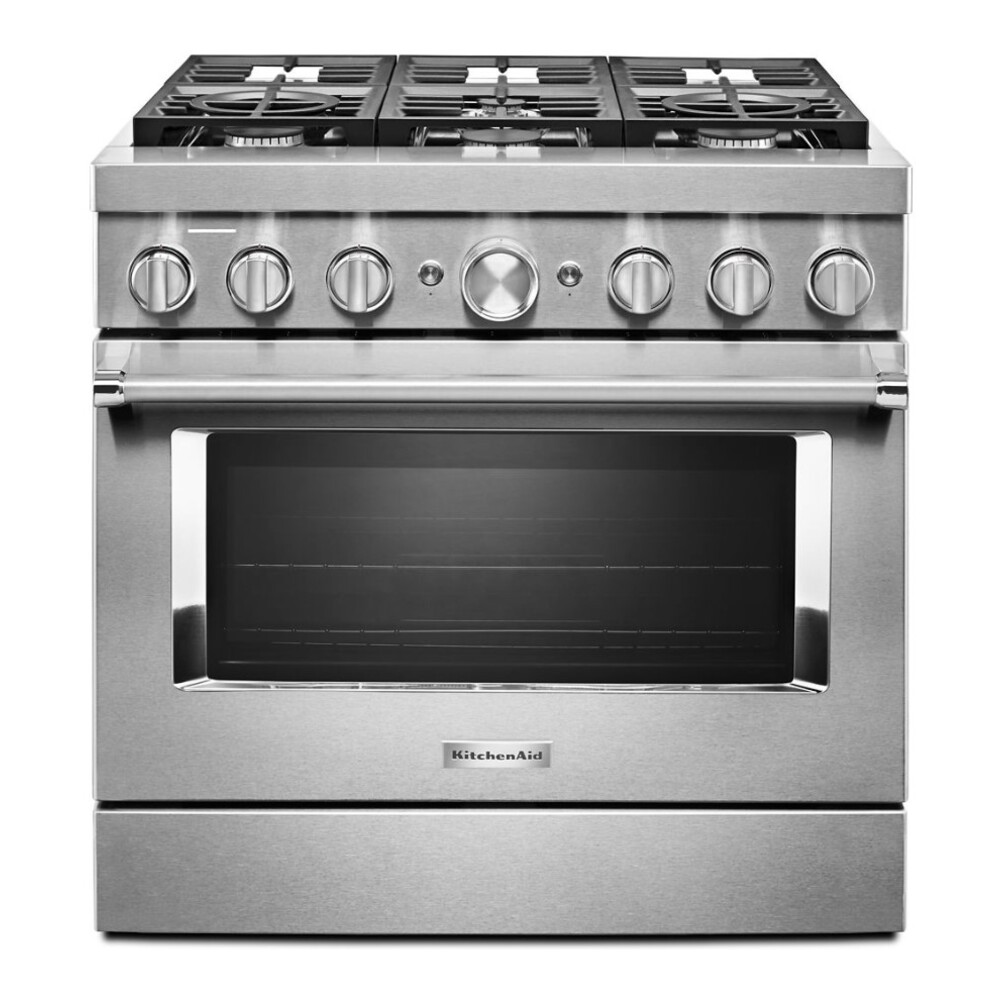 KitchenAid KFDC506JSS 36 inch Smart Commercial-Style Dual Fuel