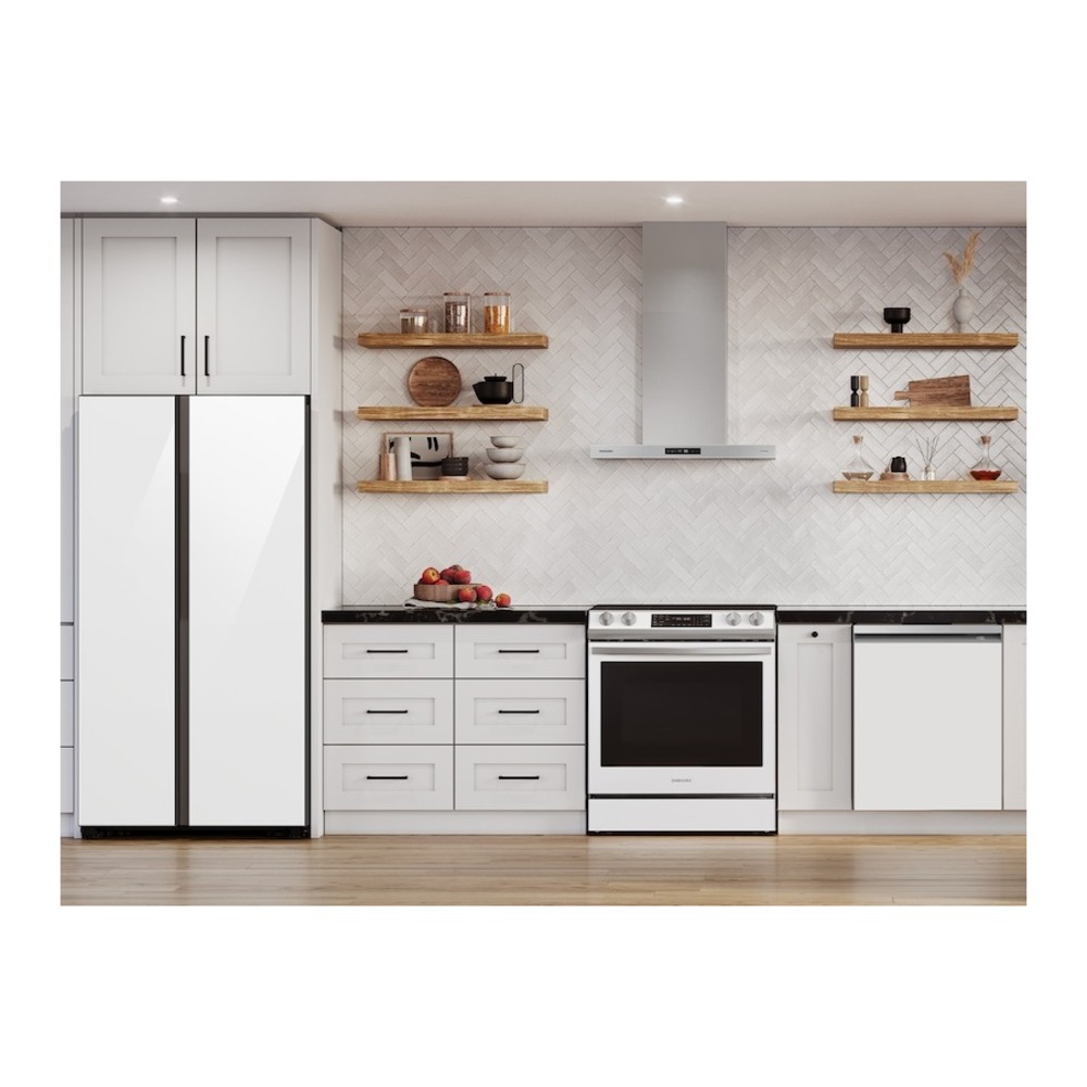 Samsung NK36CB700WCG 36 inch Smart Wall Mount Range Hood with 630