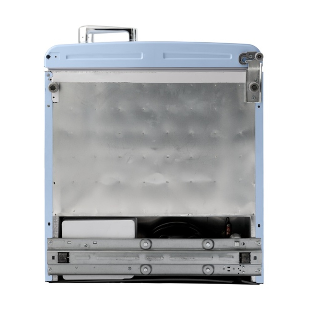 iio IRR22412LBR 24 inch Retro Bottom Freezer Refrigerator with 12