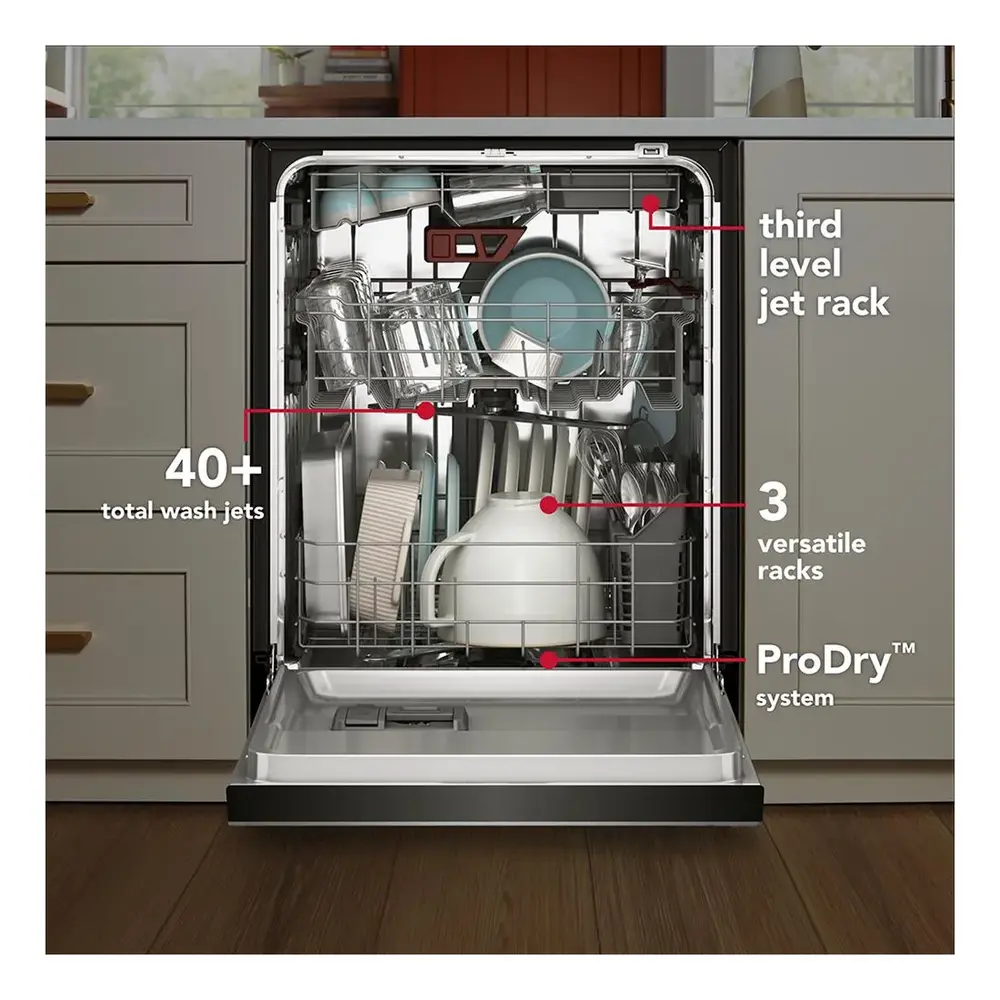 KitchenAid KDFS324SPS 24 Inch Full Console Dishwasher with 41 dBA