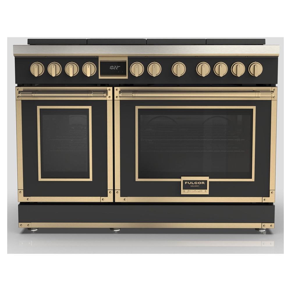 Fulgor Milano F4EDF486GBR1MB 48 inch Evoque Dual Fuel Range with 6