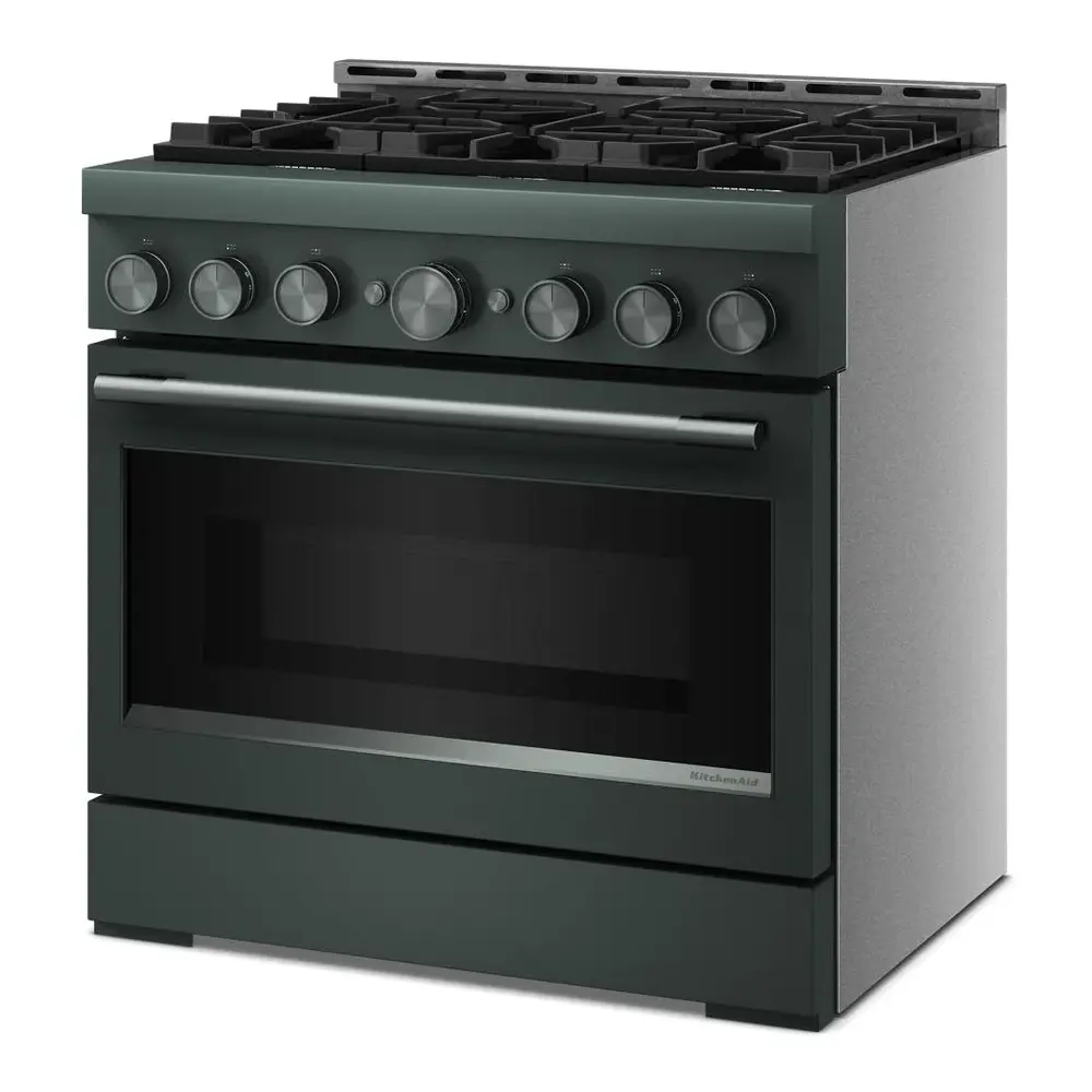 KitchenAid KFGS936SJP+W11774754 36-inch Gas Range with Bronze
