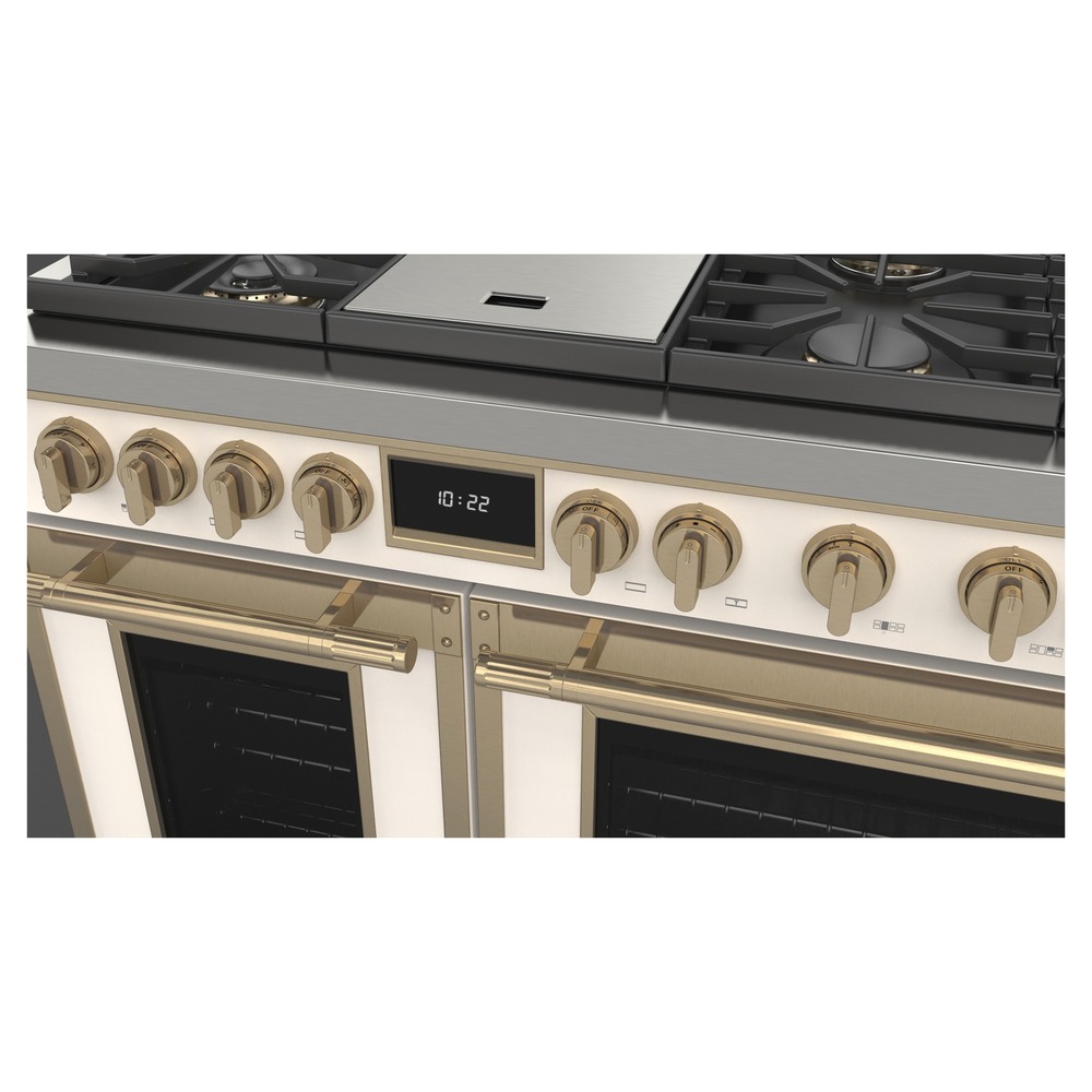 Fulgor Milano F4EDF486GBR1MW 48 inch Evoque Dual Fuel Range with 6