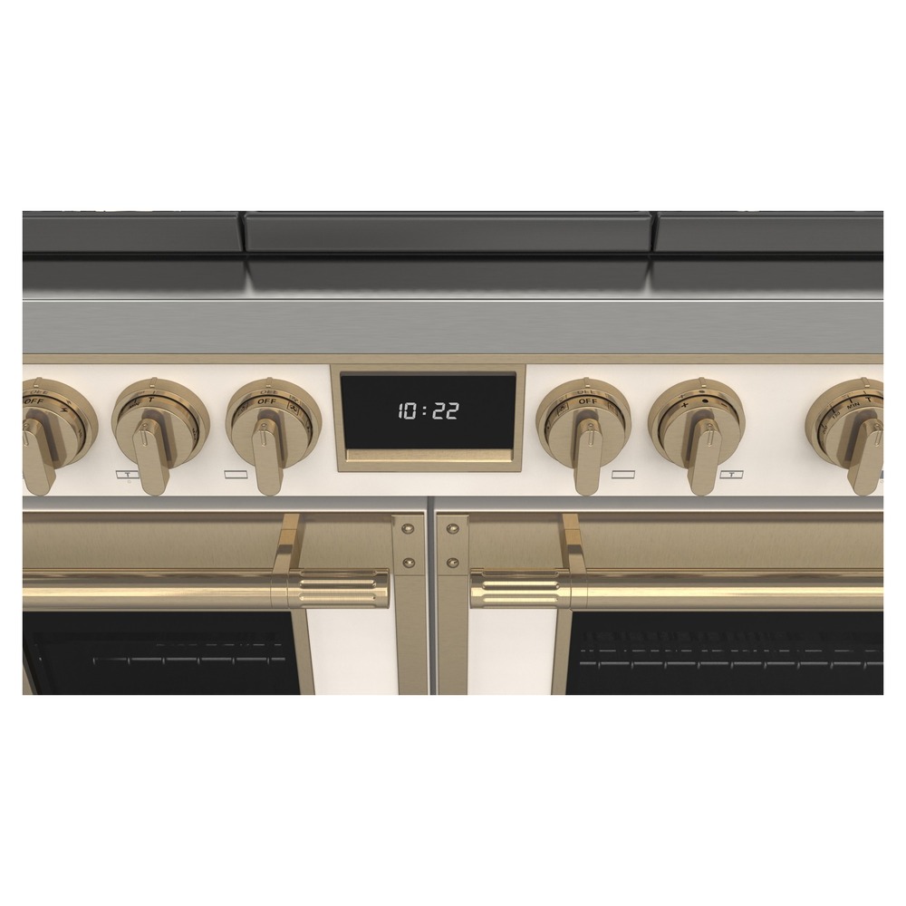 Fulgor Milano F4EDF486GBR1MW 48 inch Evoque Dual Fuel Range with 6